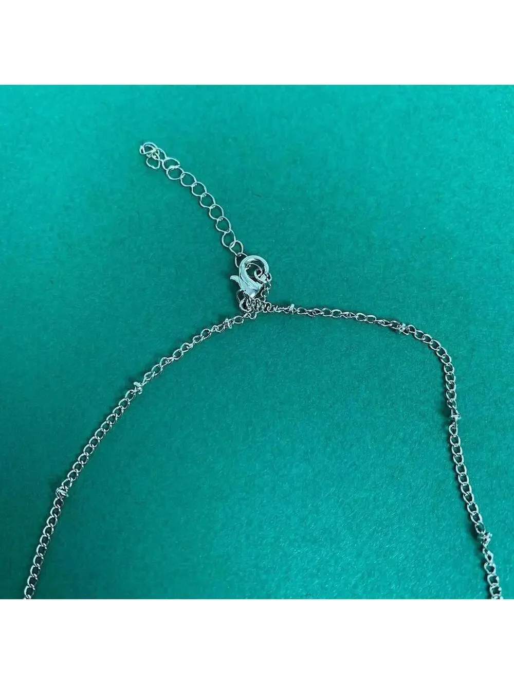 Cyber Y2k grunge silver star opium necklace. Cool simple design. Chain is